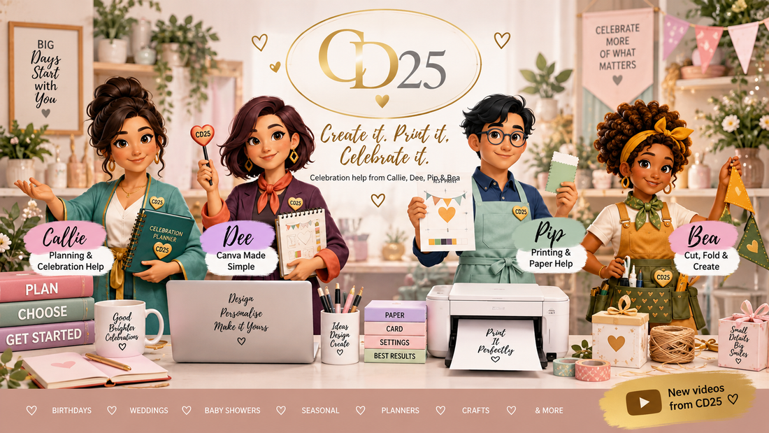 Meet the CD25 Confidence Creators: Here to Help You Plan, Create, Print & Celebrate