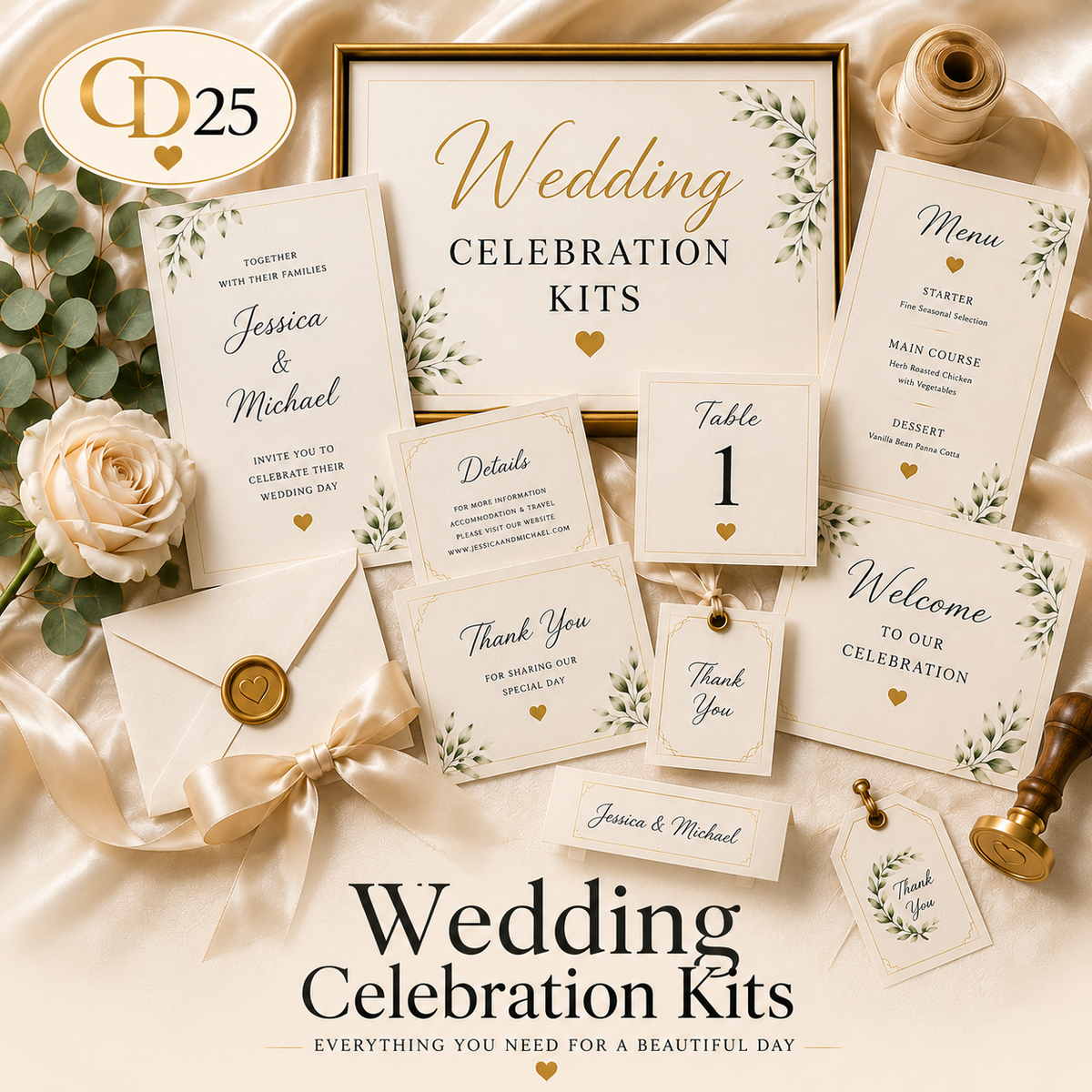Calvert Designs 2025 Wedding Celebration Kits collection