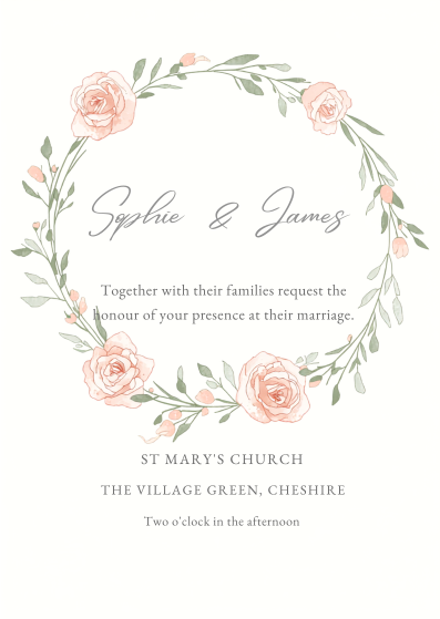 Ivy Wedding Invitation