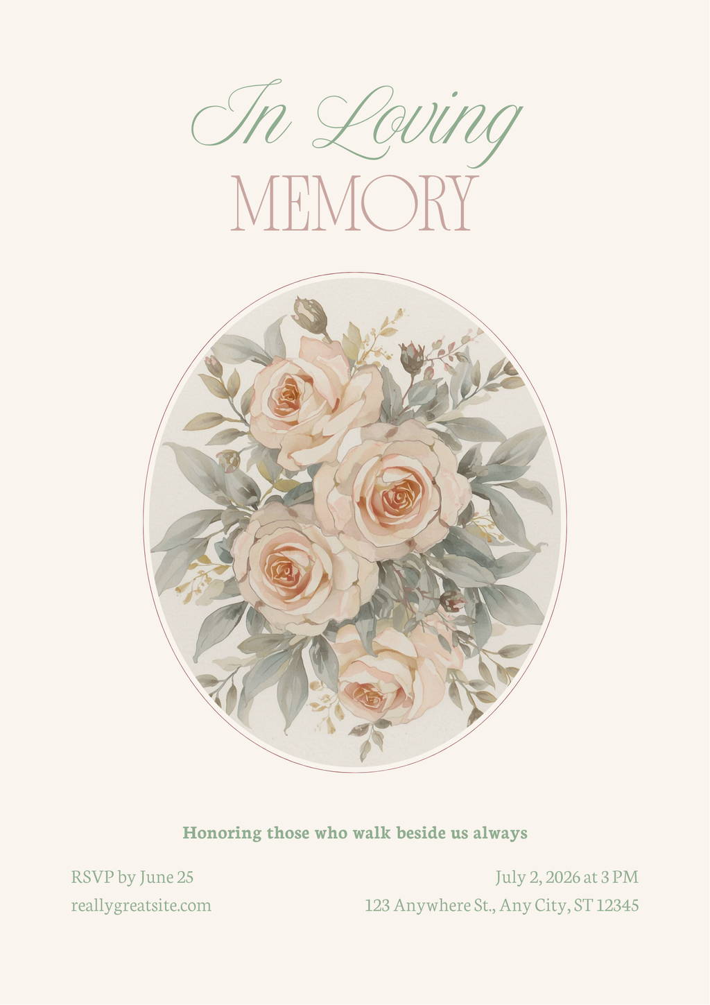 Ivy Memory Table Sign