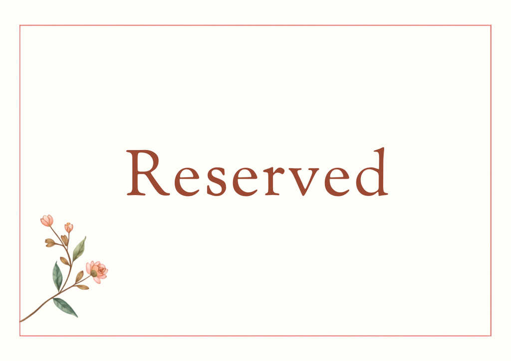 Ivy Reserved Sign