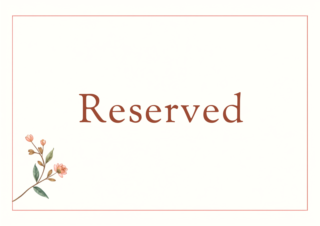 Ivy Reserved Sign