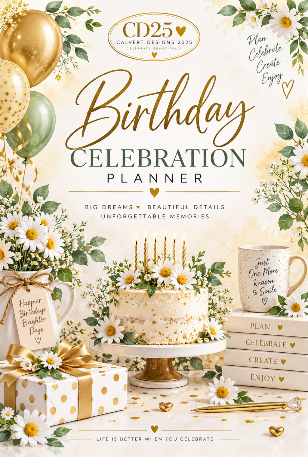 Printable birthday celebration planner and companion