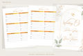 Wedding Planner — Editable Canva Template (25 Pages) | Gold Arch Botanical