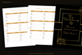 Wedding Planner — Editable Canva Template (25 Pages) | Black & Gold Roses