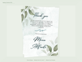 Wedding Thank You Card — Editable Canva Template | Sage Green Botanical