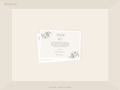Wedding Thank You Card — Editable Canva Template