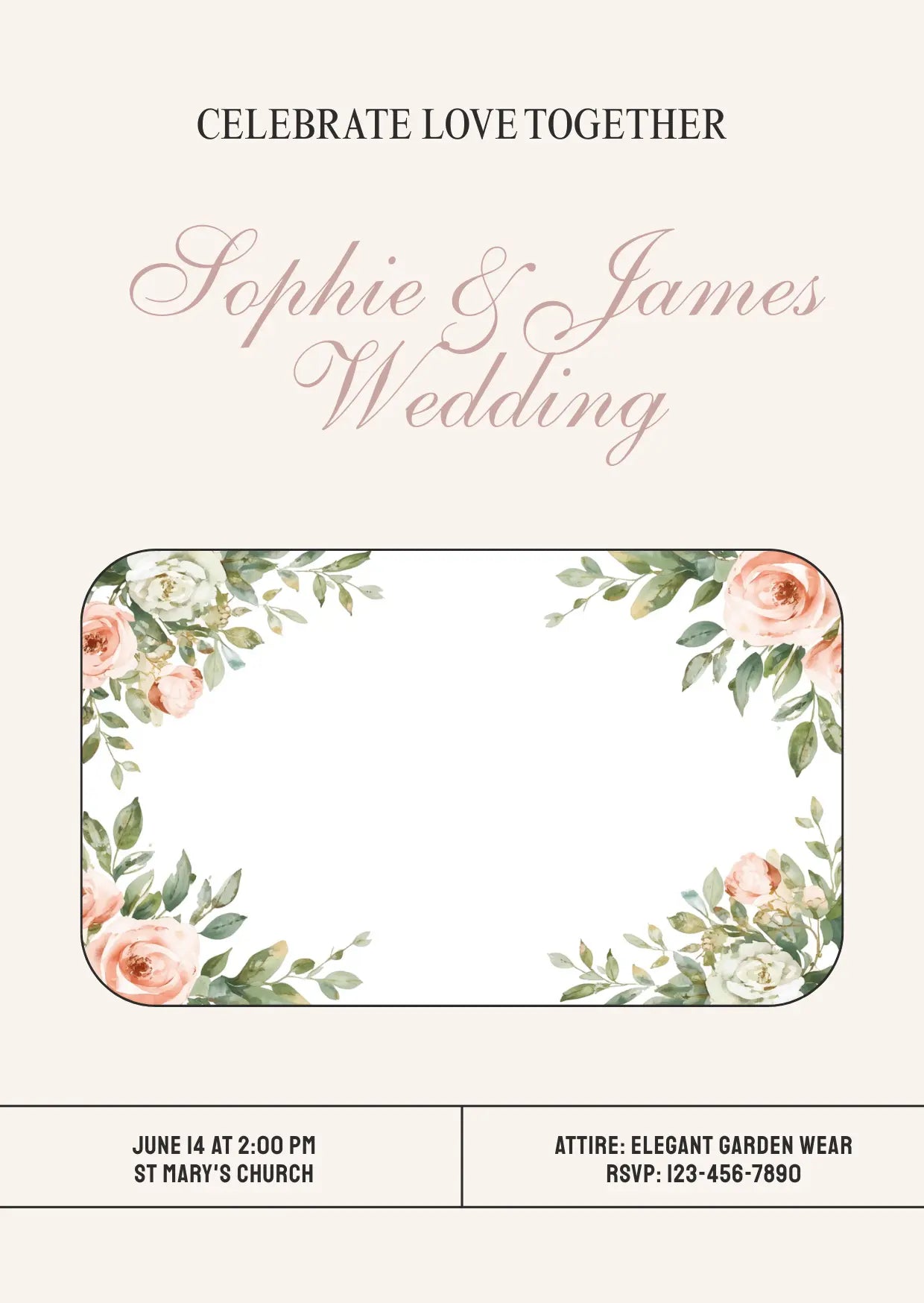 Blossom Essential Wedding Pack | 4 Editable Canva Templates | The Garden Romance Collection | Printable | UK