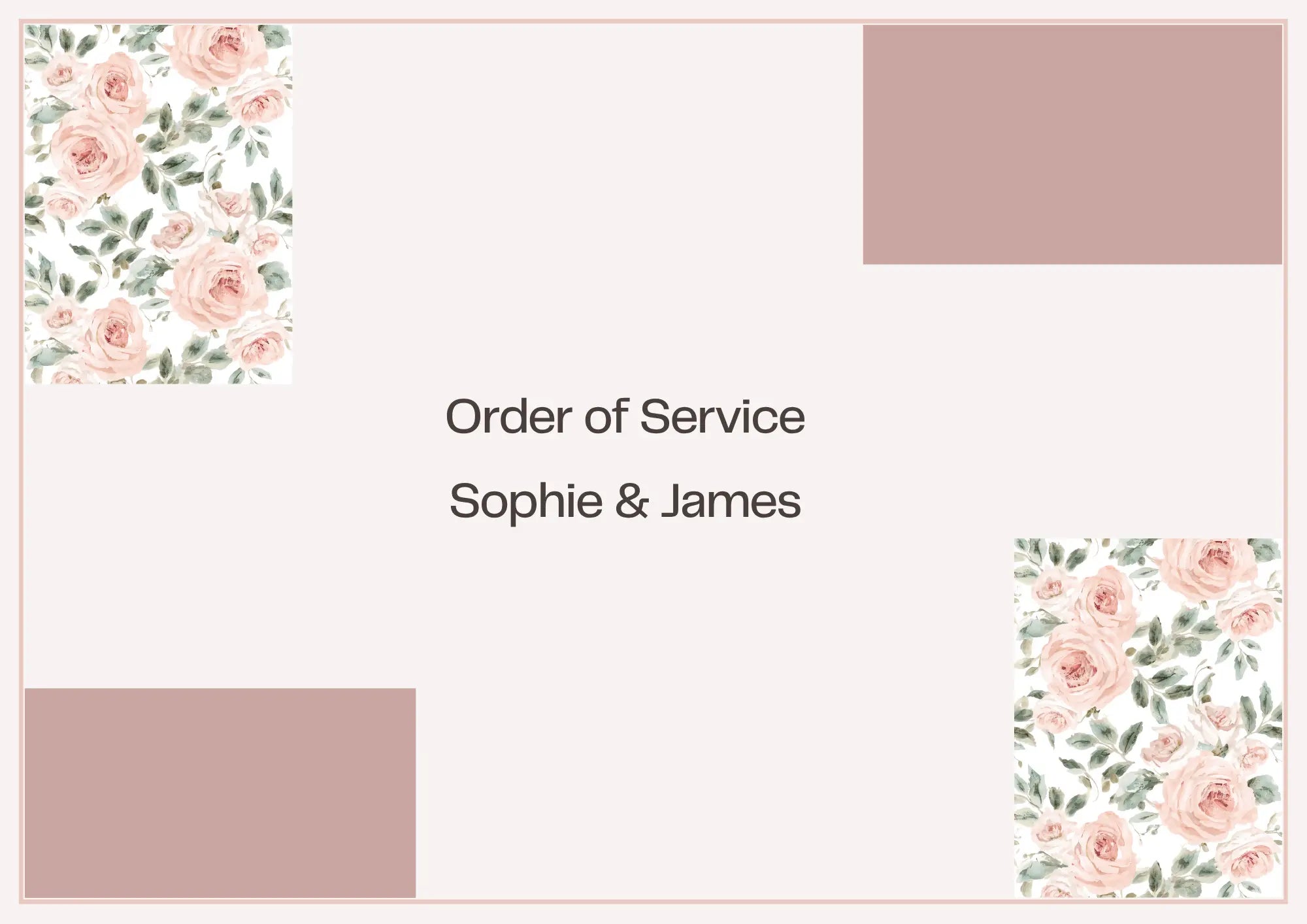 Rosa Luxury Full Wedding Collection | 15 Editable Canva Templates | The Garden Romance Collection | Printable | UK