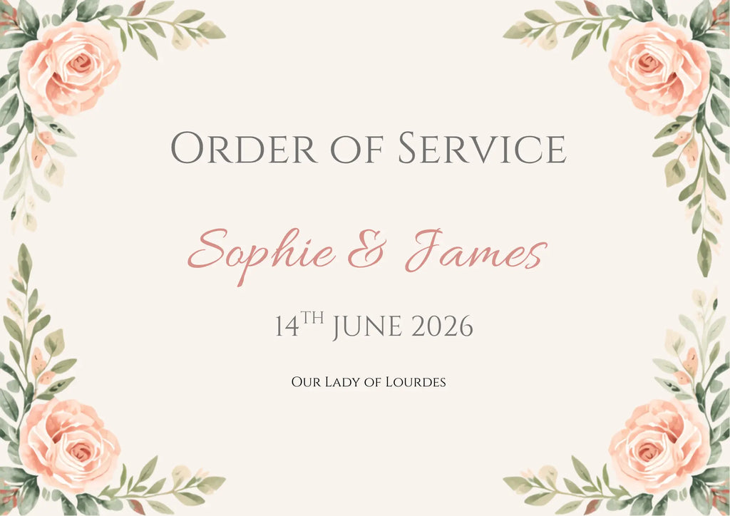 Blossom Luxury Full Wedding Collection | 15 Editable Canva Templates | The Garden Romance Collection | Printable | UK