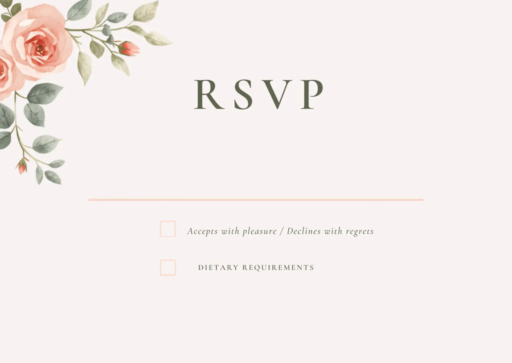 Rosa Essential Wedding Pack | 4 Editable Canva Templates | The Garden Romance Collection | Printable | UK