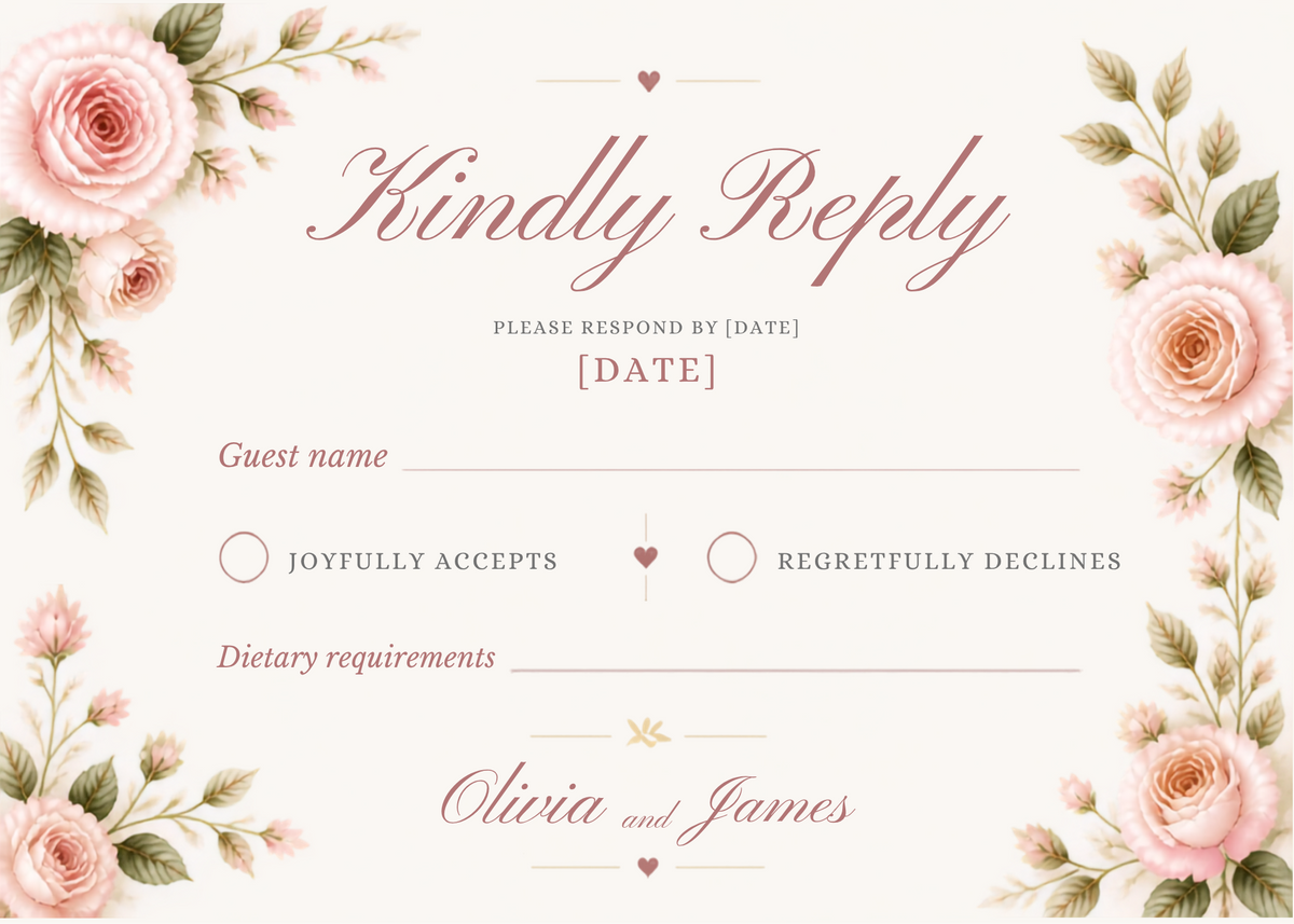 Rosa Wedding Celebration Kit — Complete (8-Piece)