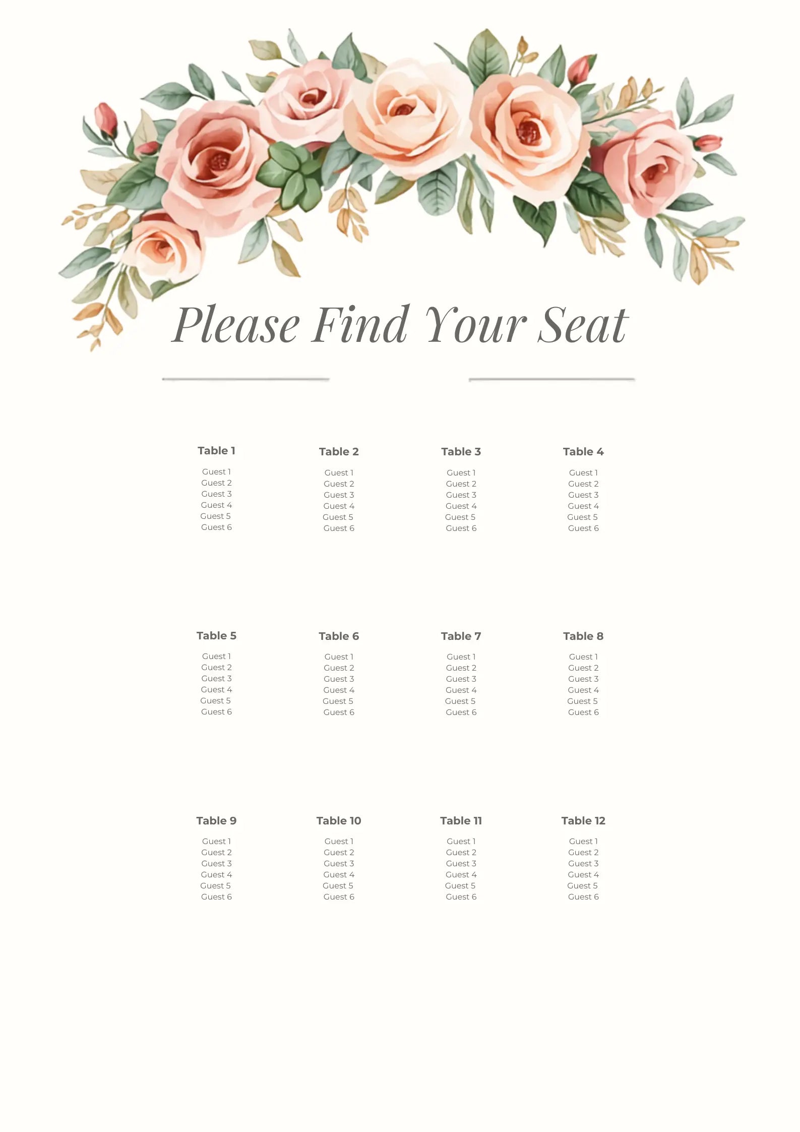 Willow Luxury Full Wedding Collection | 15 Editable Canva Templates | The Garden Romance Collection | Printable | UK