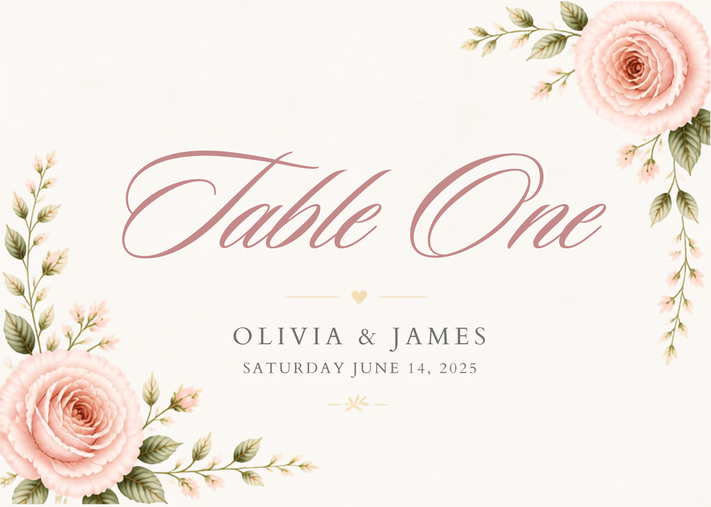 Rosa Wedding Celebration Kit — Complete (8-Piece)
