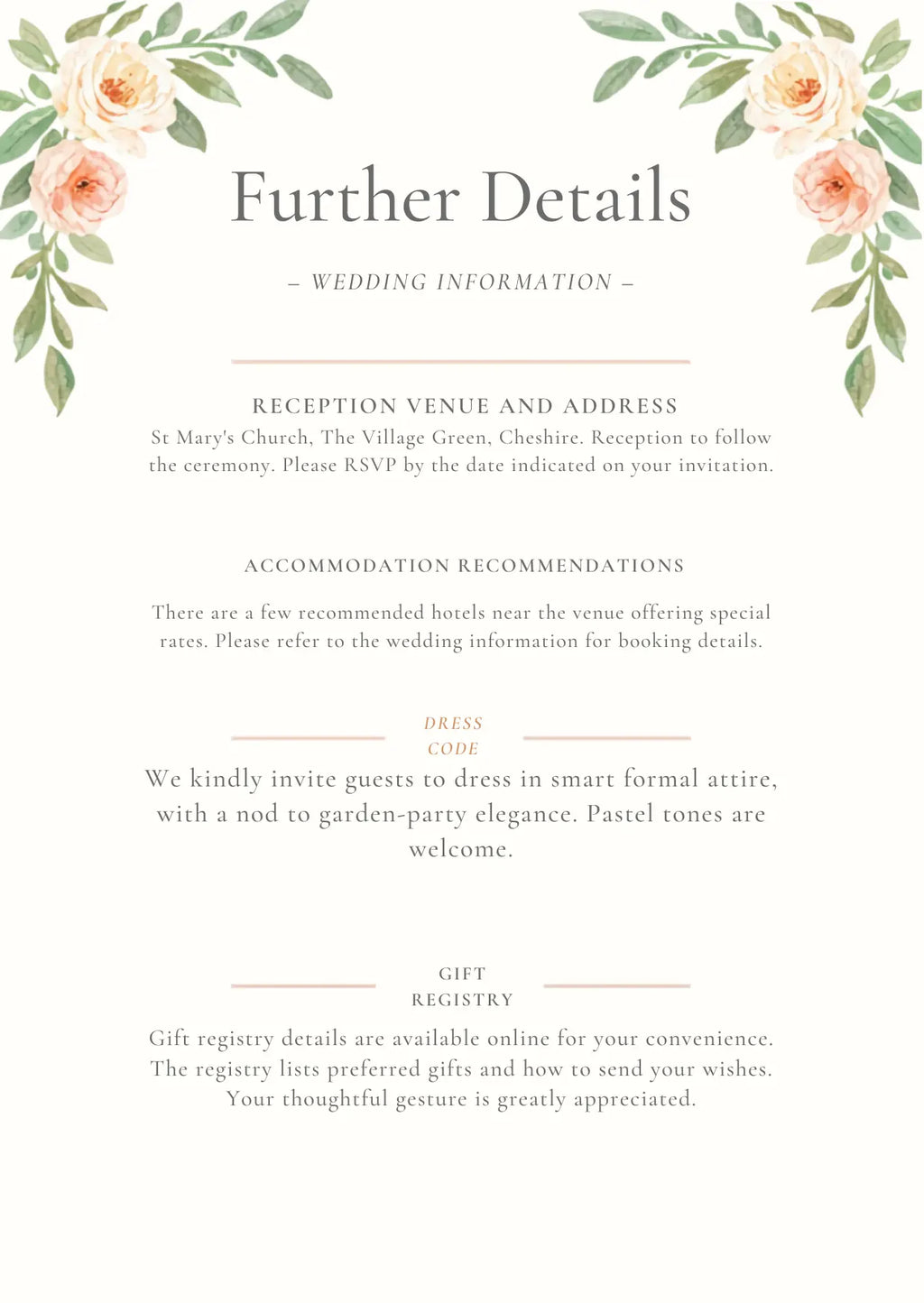 Willow Essential Wedding Pack | 4 Editable Canva Templates | The Garden Romance Collection | Printable | UK