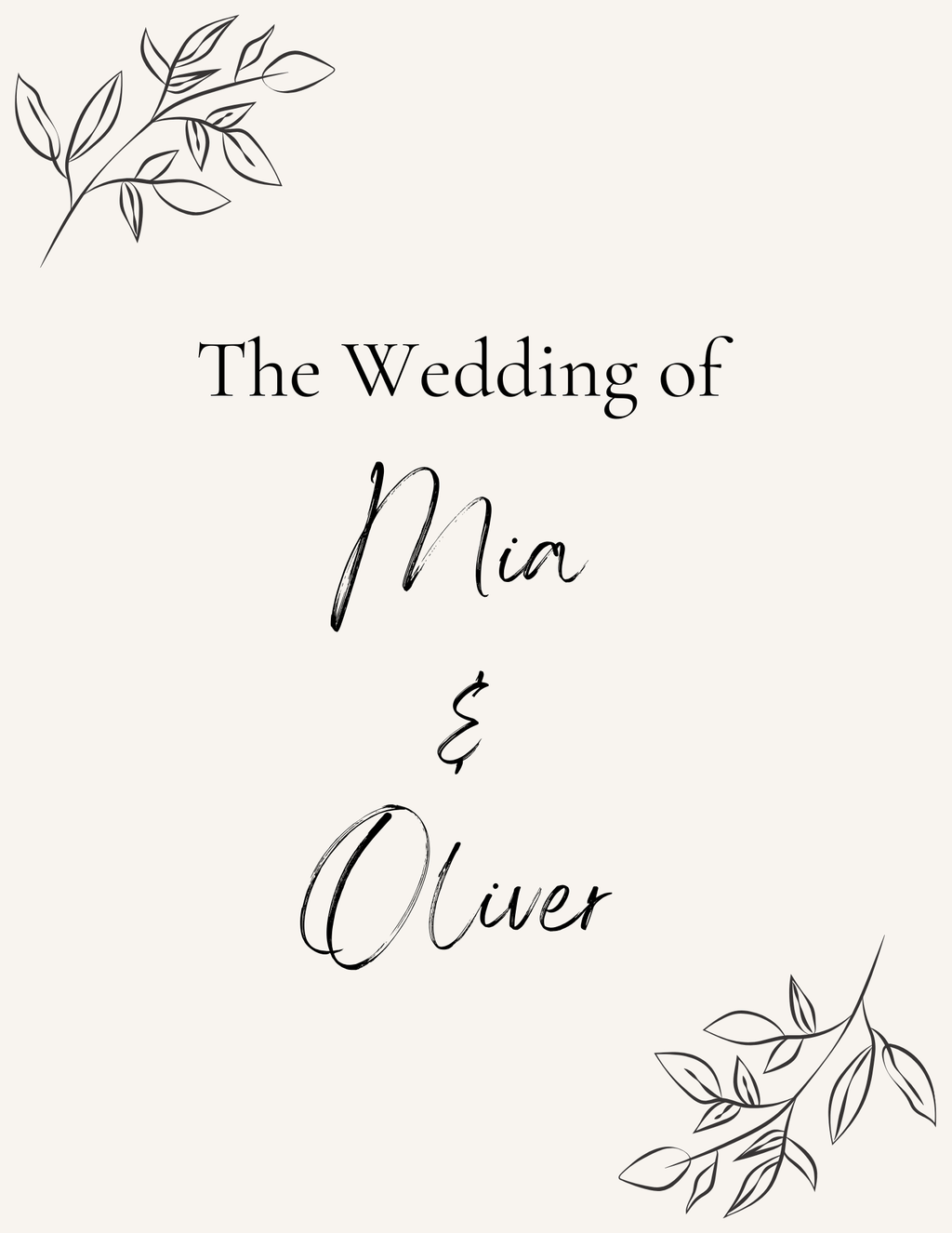 Wedding Planner — Editable Canva Template (25 Pages) | Botanical