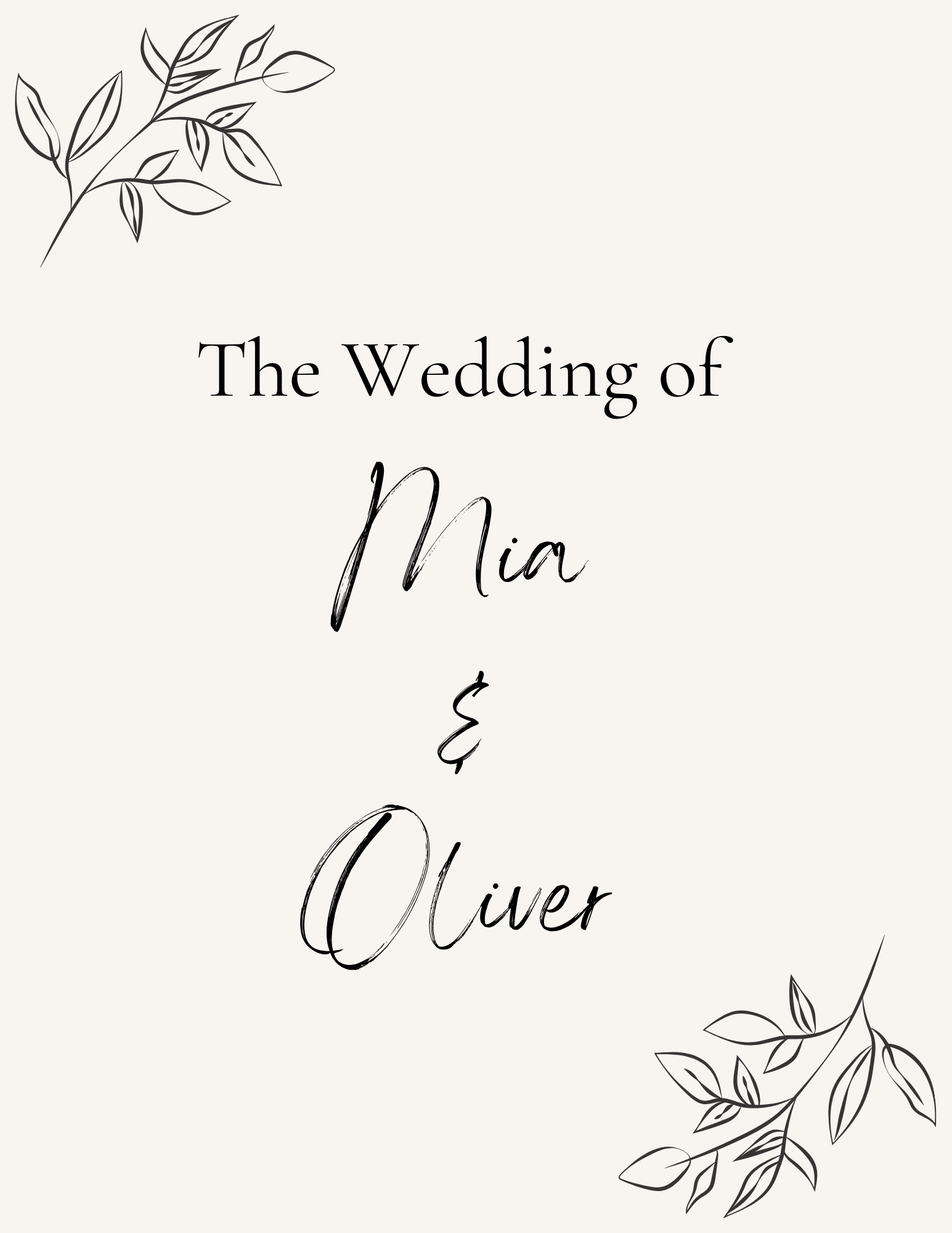 Wedding Planner — Editable Canva Template (25 Pages) | Botanical