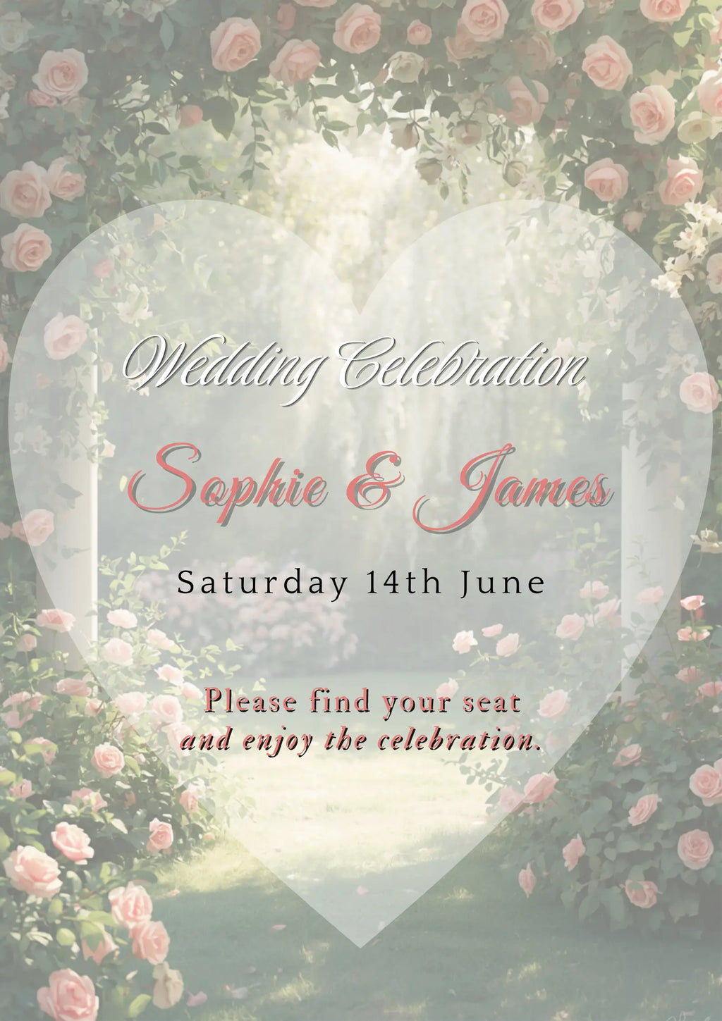 Rosa Complete Wedding Pack | 10 Editable Canva Templates | The Garden Romance Collection | Printable | UK