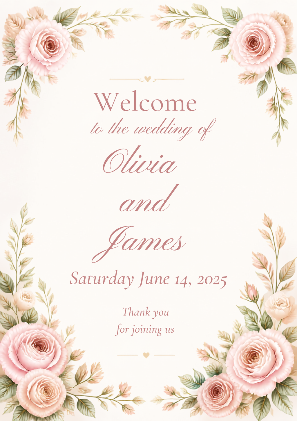 Rosa Wedding Celebration Kit — Complete (8-Piece)